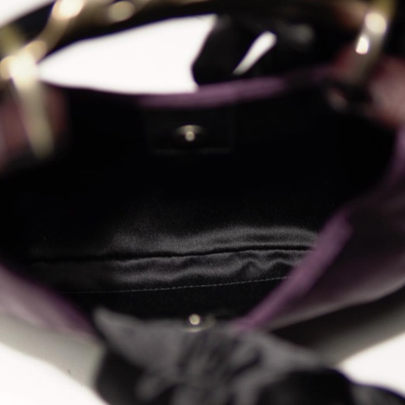 Tom Ford Yves Saint Laurent Purple Satin Mombosa Bag - Picture 7 of 12